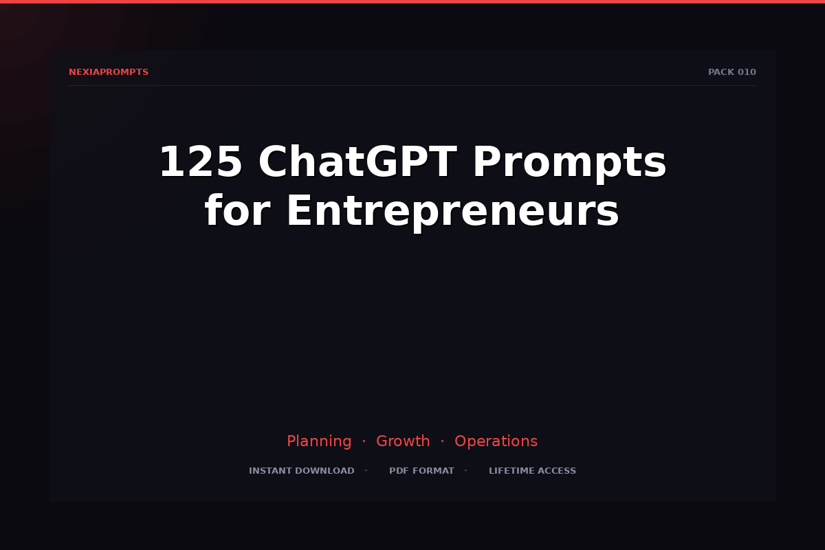 125 ChatGPT Prompts for Entrepreneurs